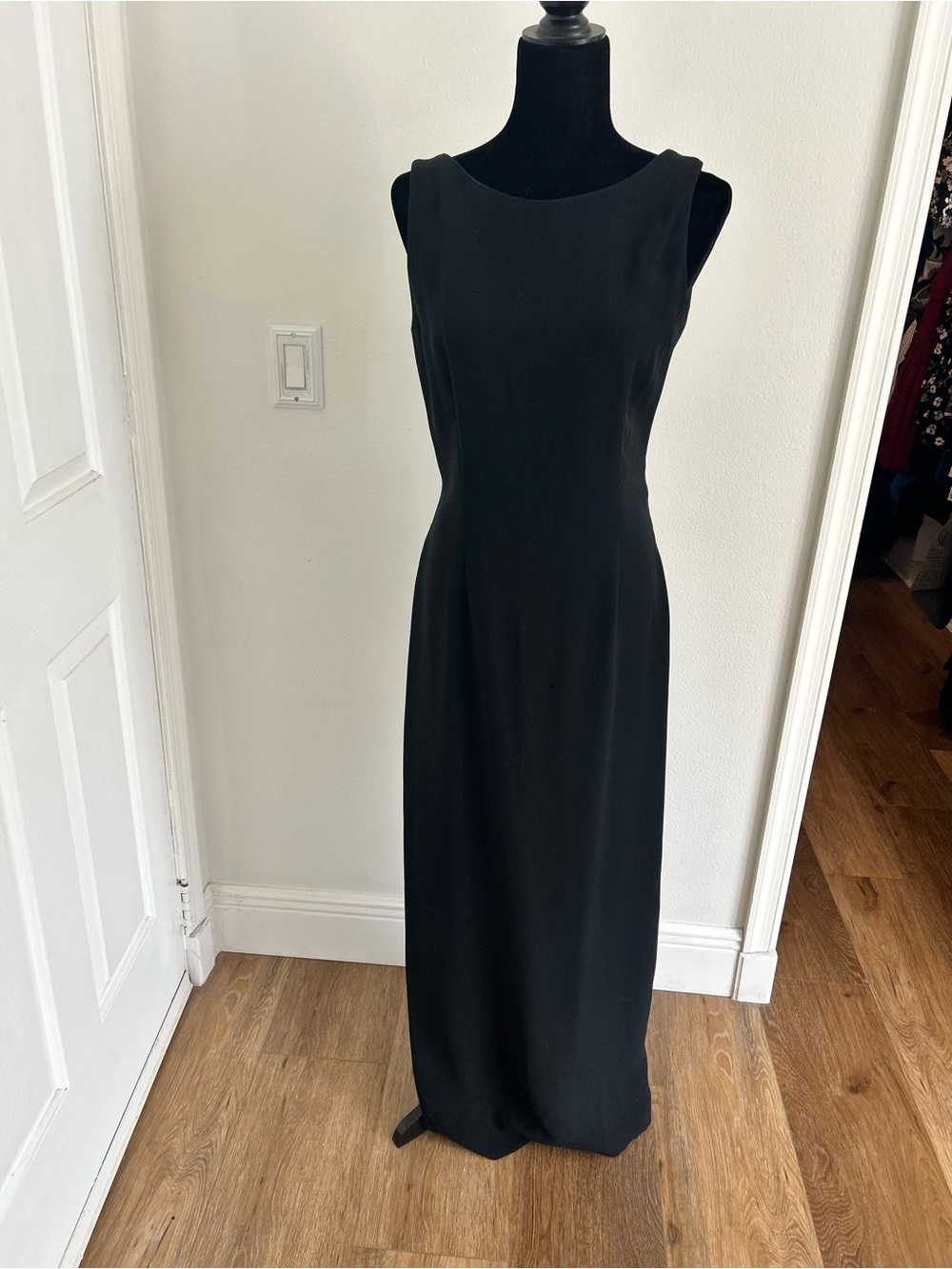 Vintage Ralph Lauren purple label 100% silk dress size 8